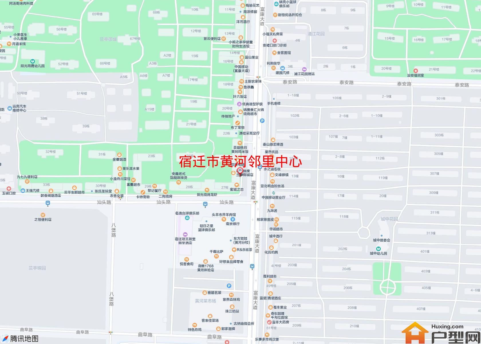 黄河邻里中心小区 - 户型网