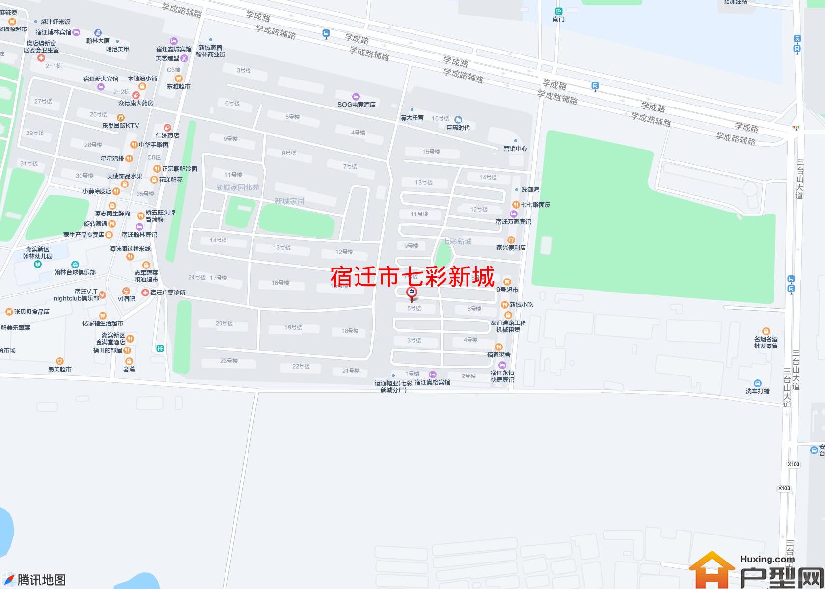 七彩新城小区 - 户型网