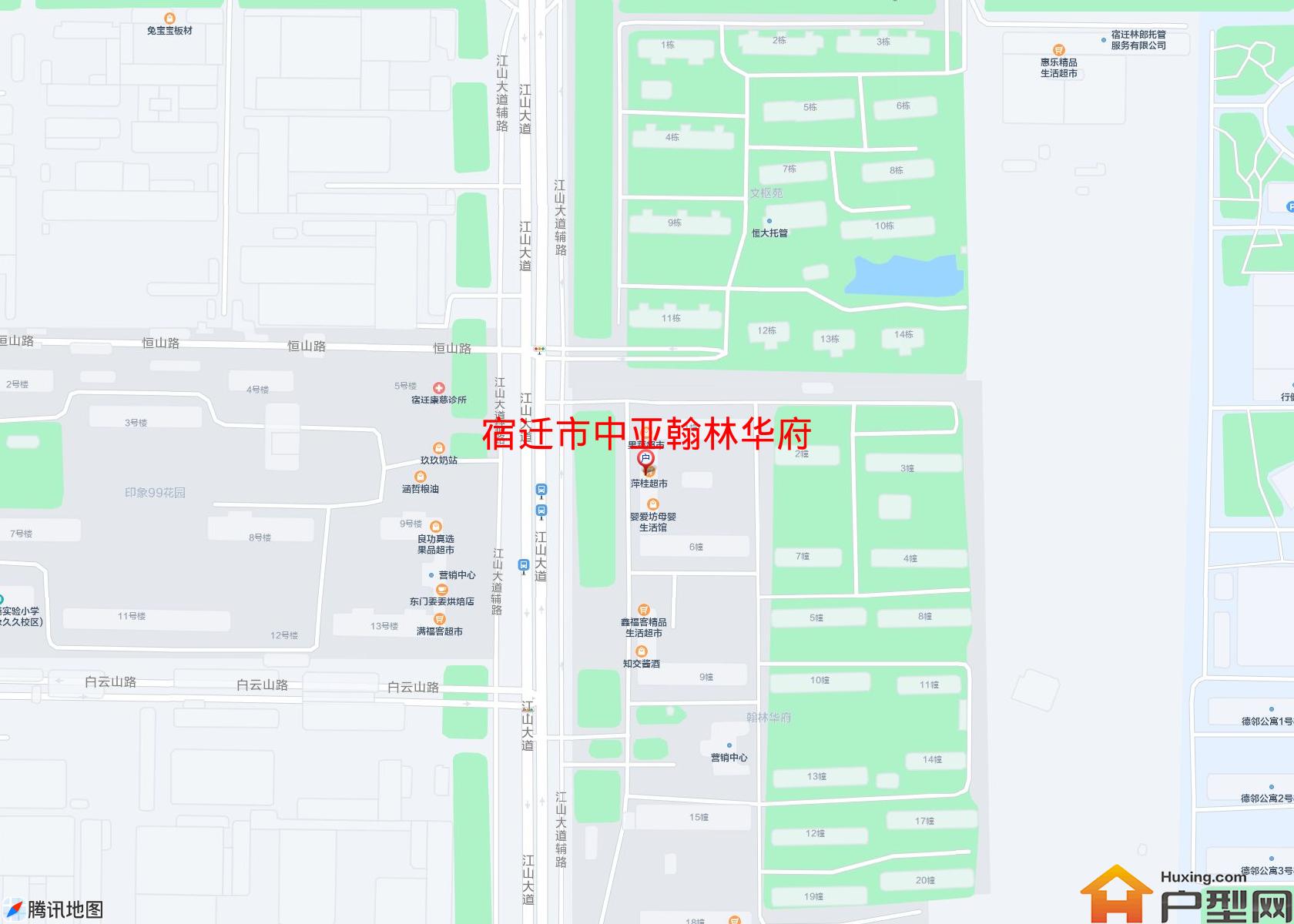 中亚翰林华府小区 - 户型网