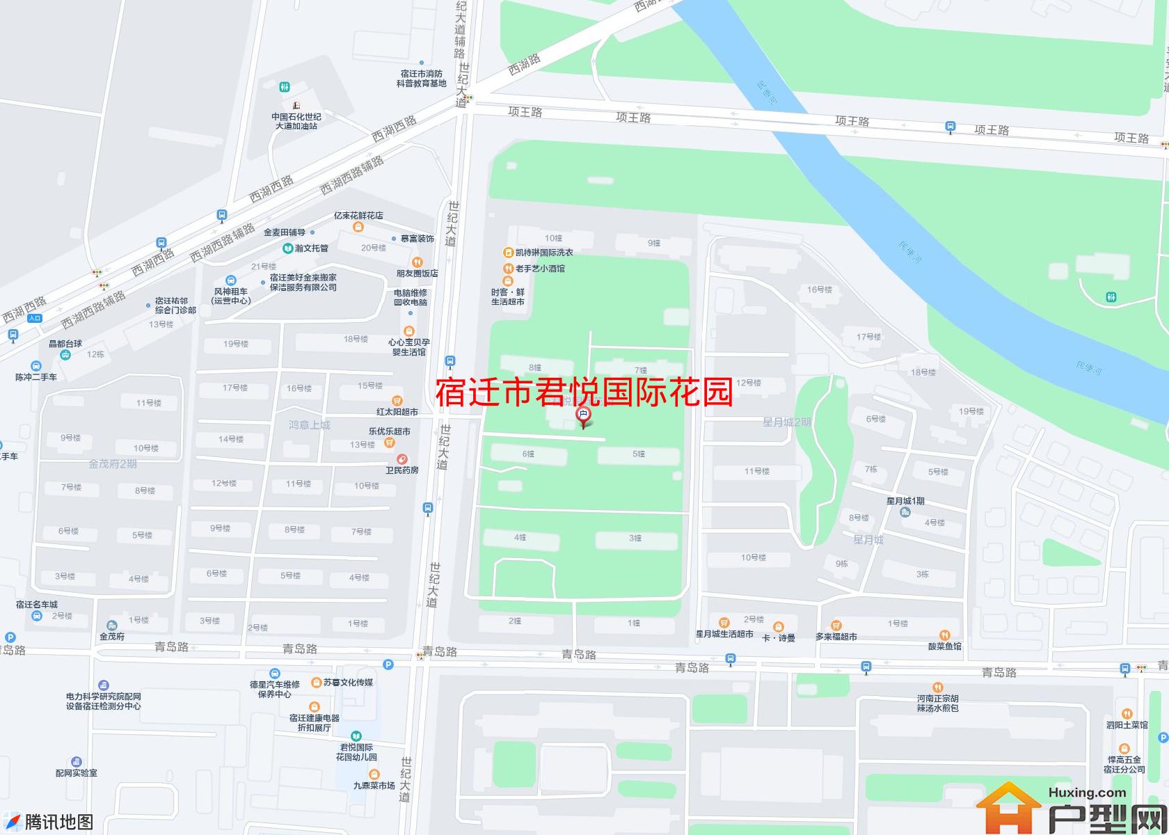 君悦国际花园小区 - 户型网