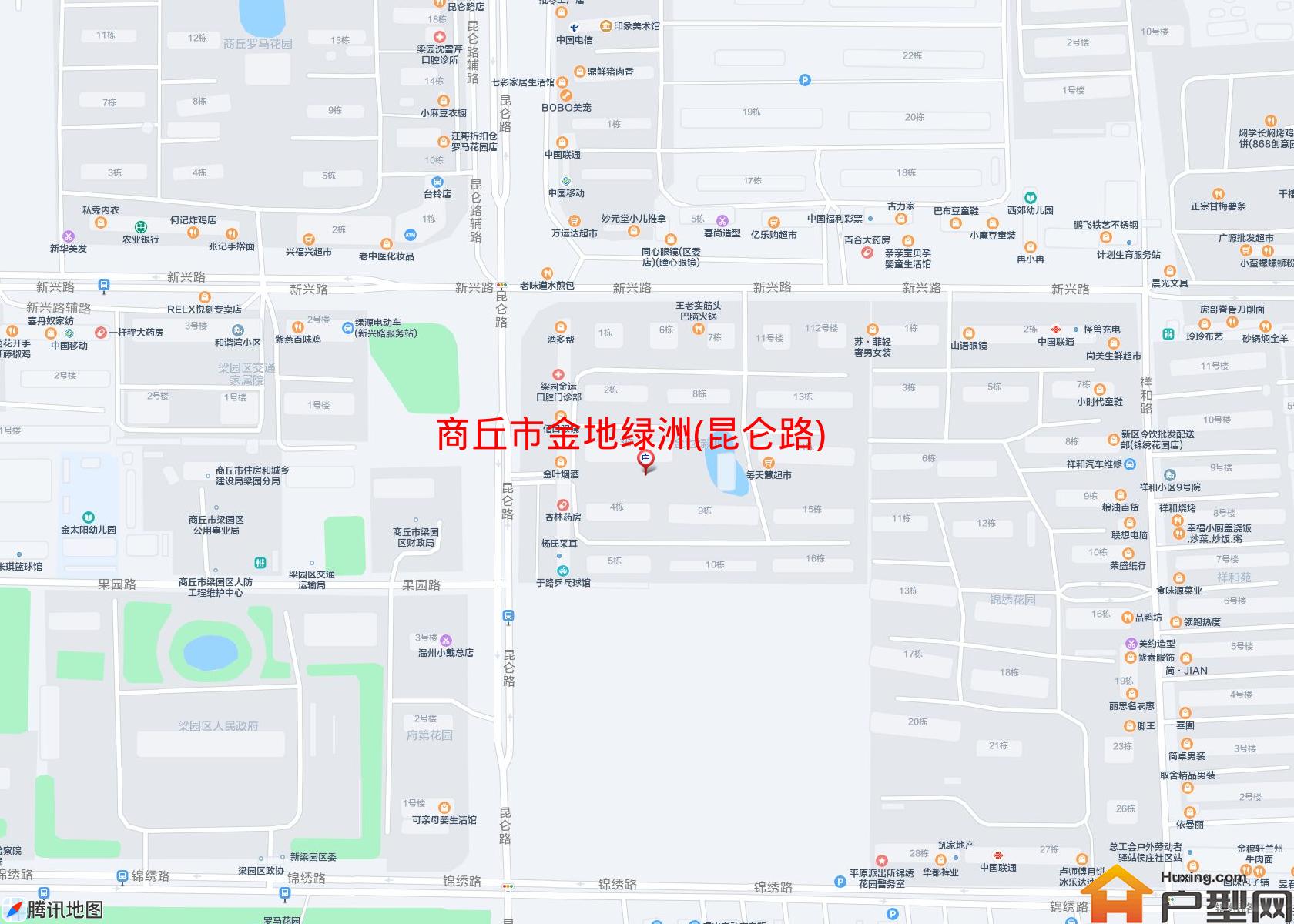 金地绿洲(昆仑路)小区 - 户型网