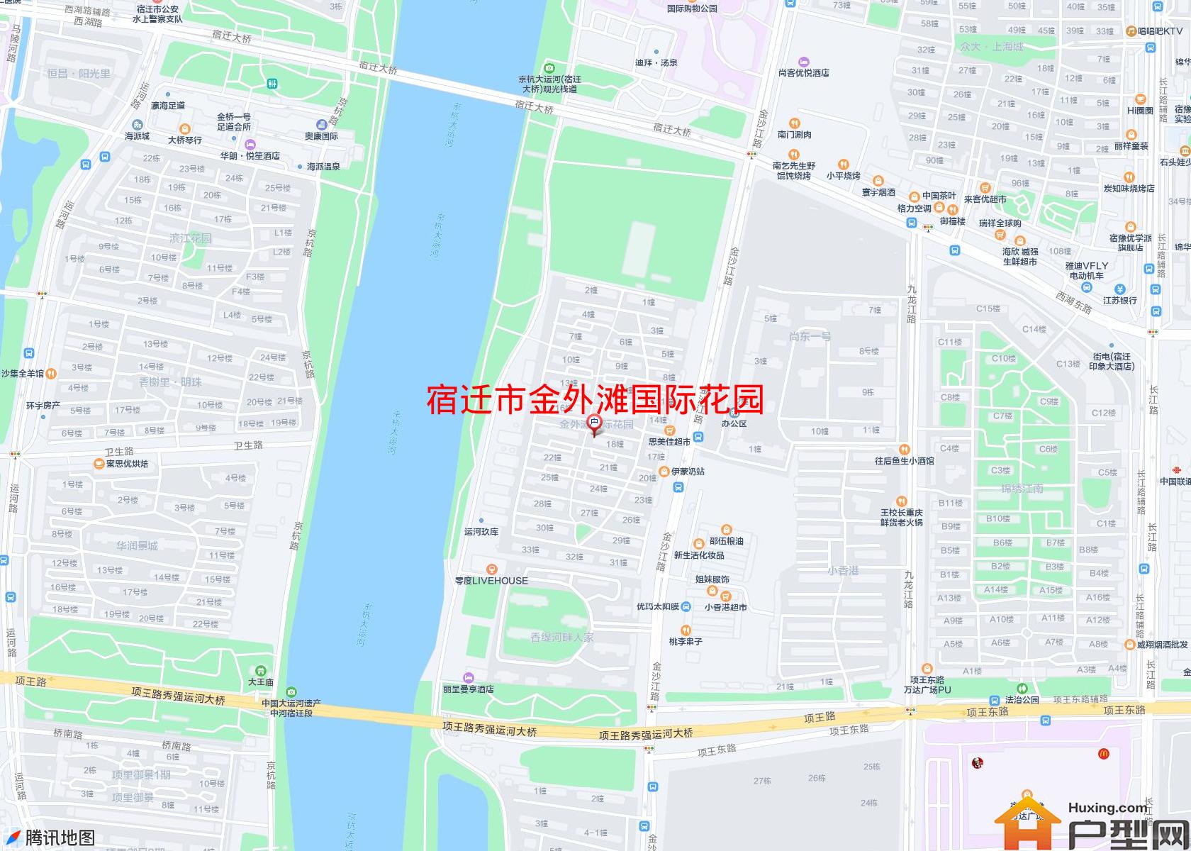 金外滩国际花园小区 - 户型网