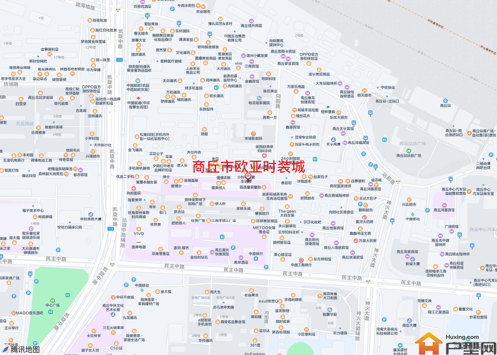 欧亚时装城小区 - 户型网