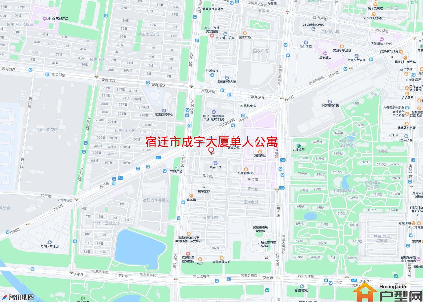 成宇大厦单人公寓小区 - 户型网
