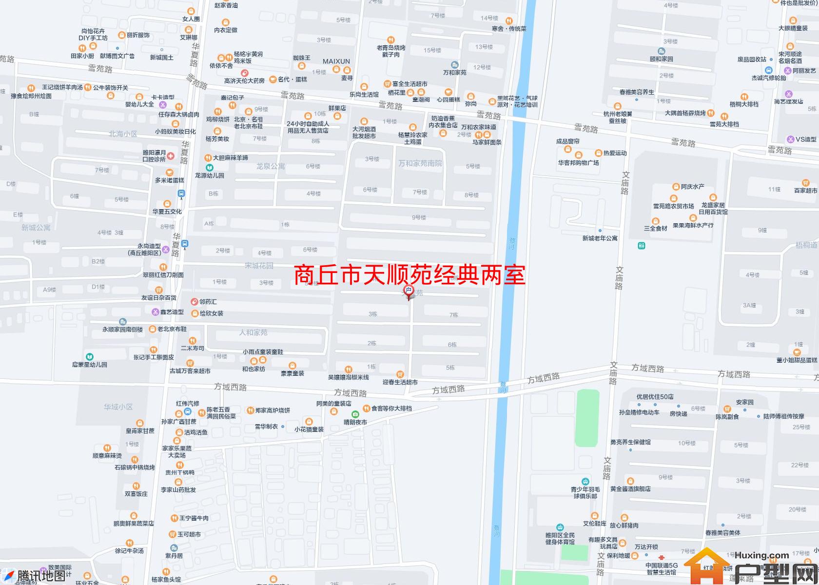 天顺苑经典两室小区 - 户型网