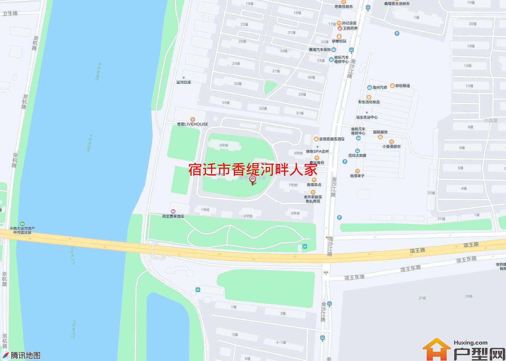 香缇河畔人家小区 - 户型网