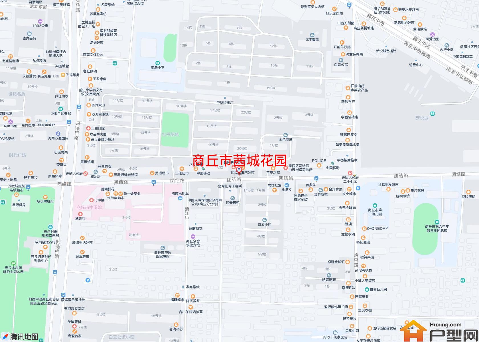 茜城花园小区 - 户型网