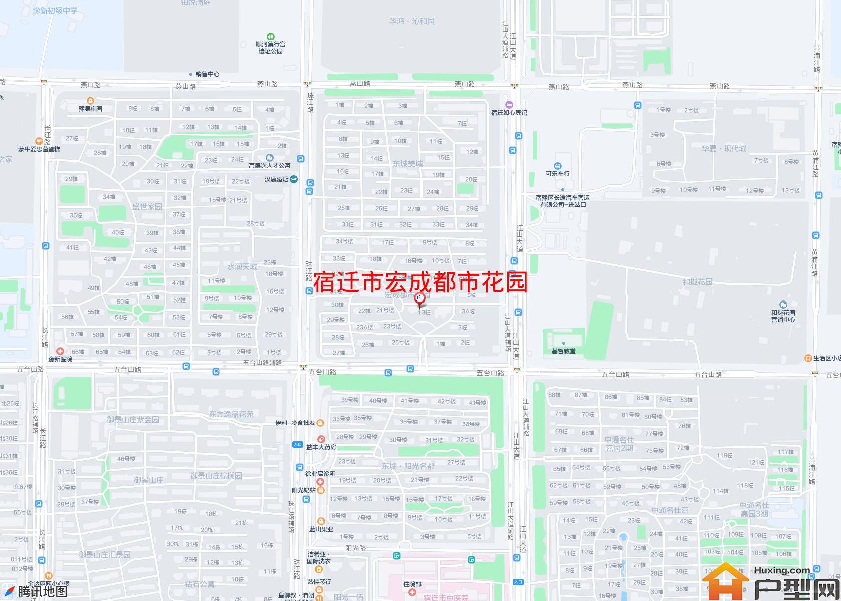 宏成都市花园小区 - 户型网