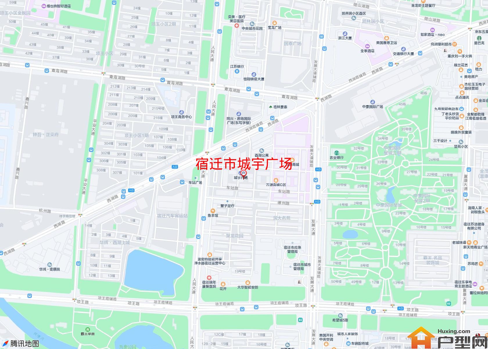 城宇广场小区 - 户型网