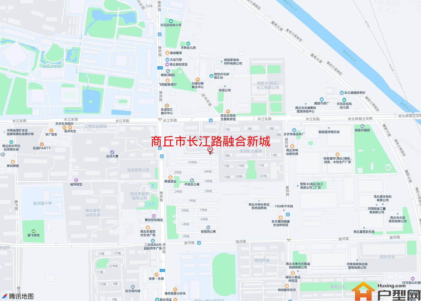 长江路融合新城小区 - 户型网