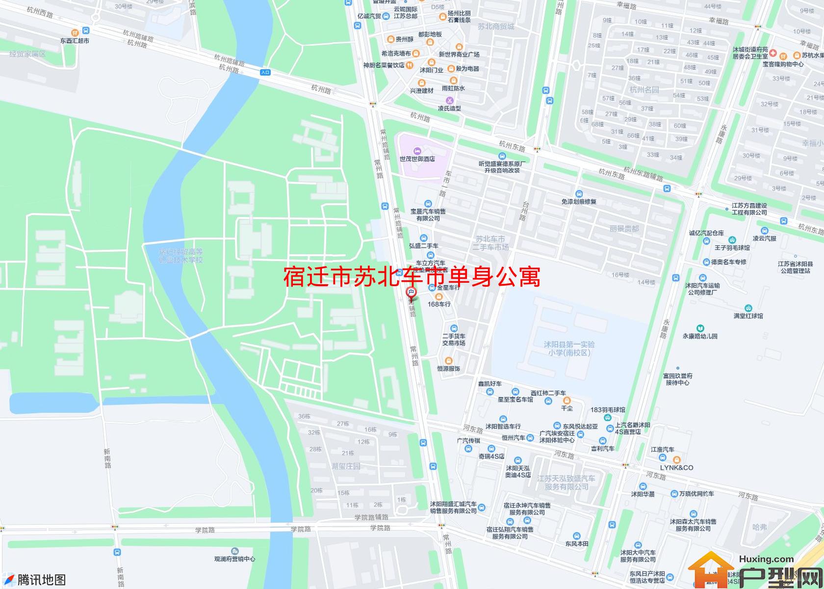 苏北车市单身公寓小区 - 户型网