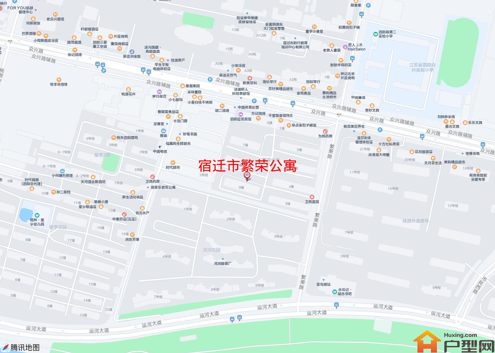 繁荣公寓小区 - 户型网