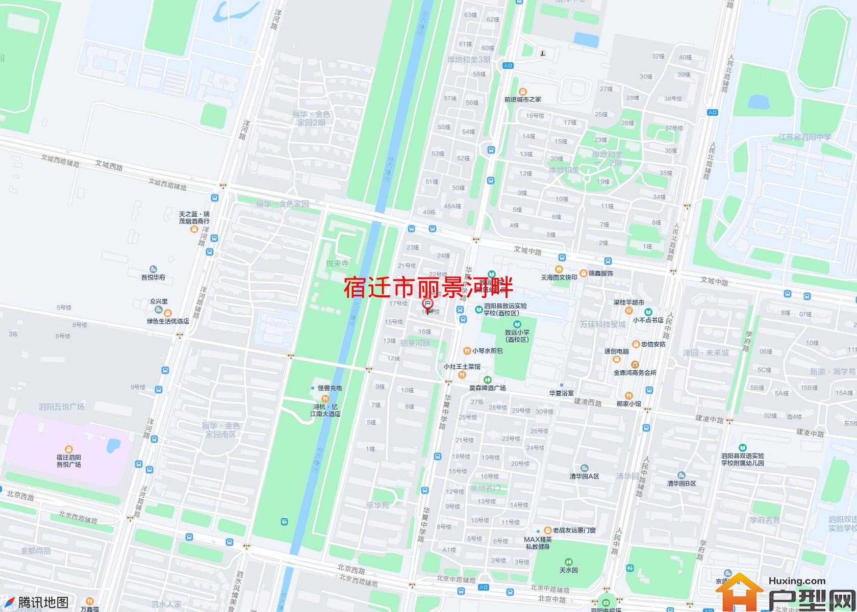 丽景河畔小区 - 户型网
