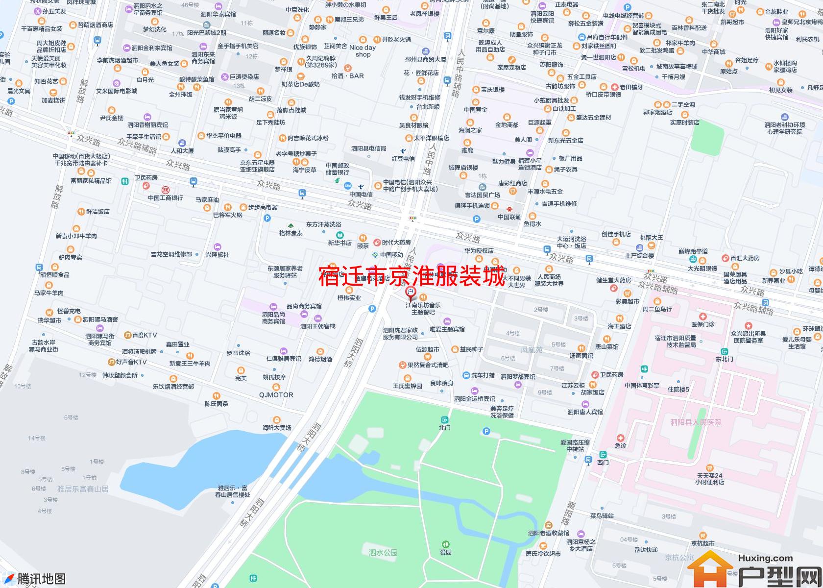 京淮服装城小区 - 户型网