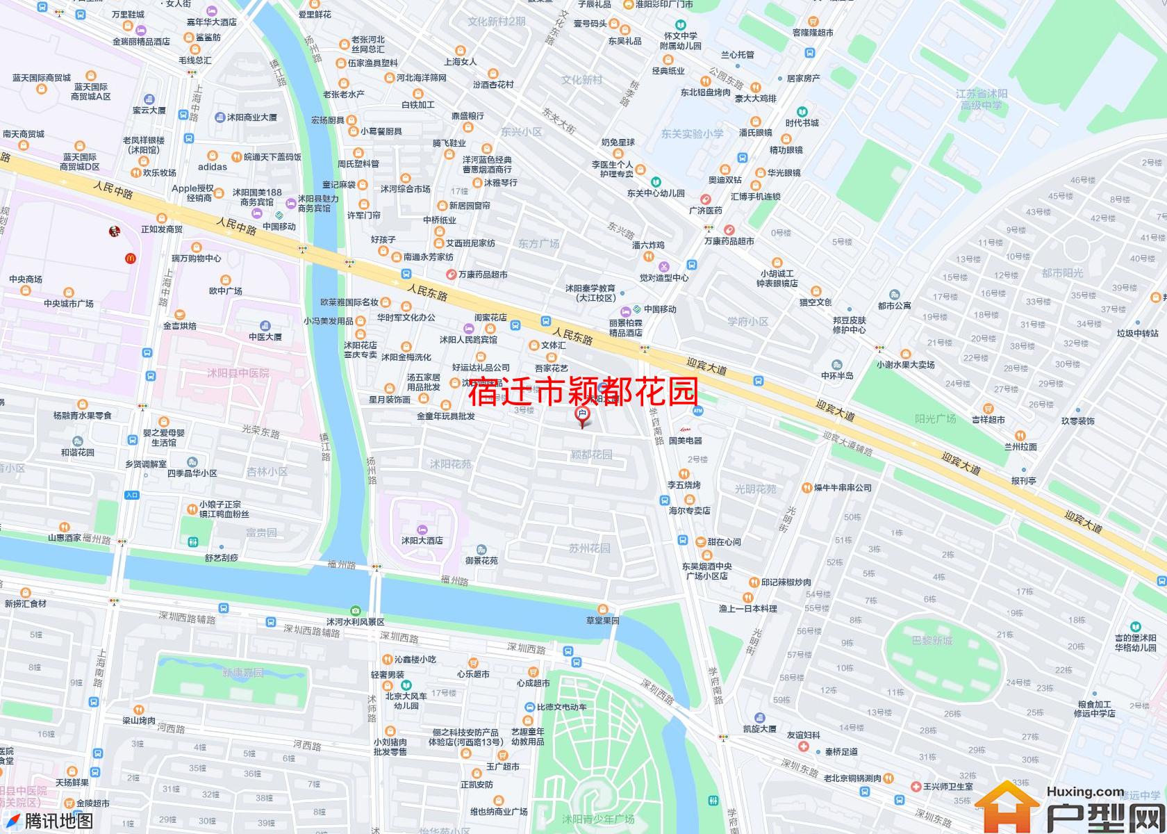颖都花园小区 - 户型网