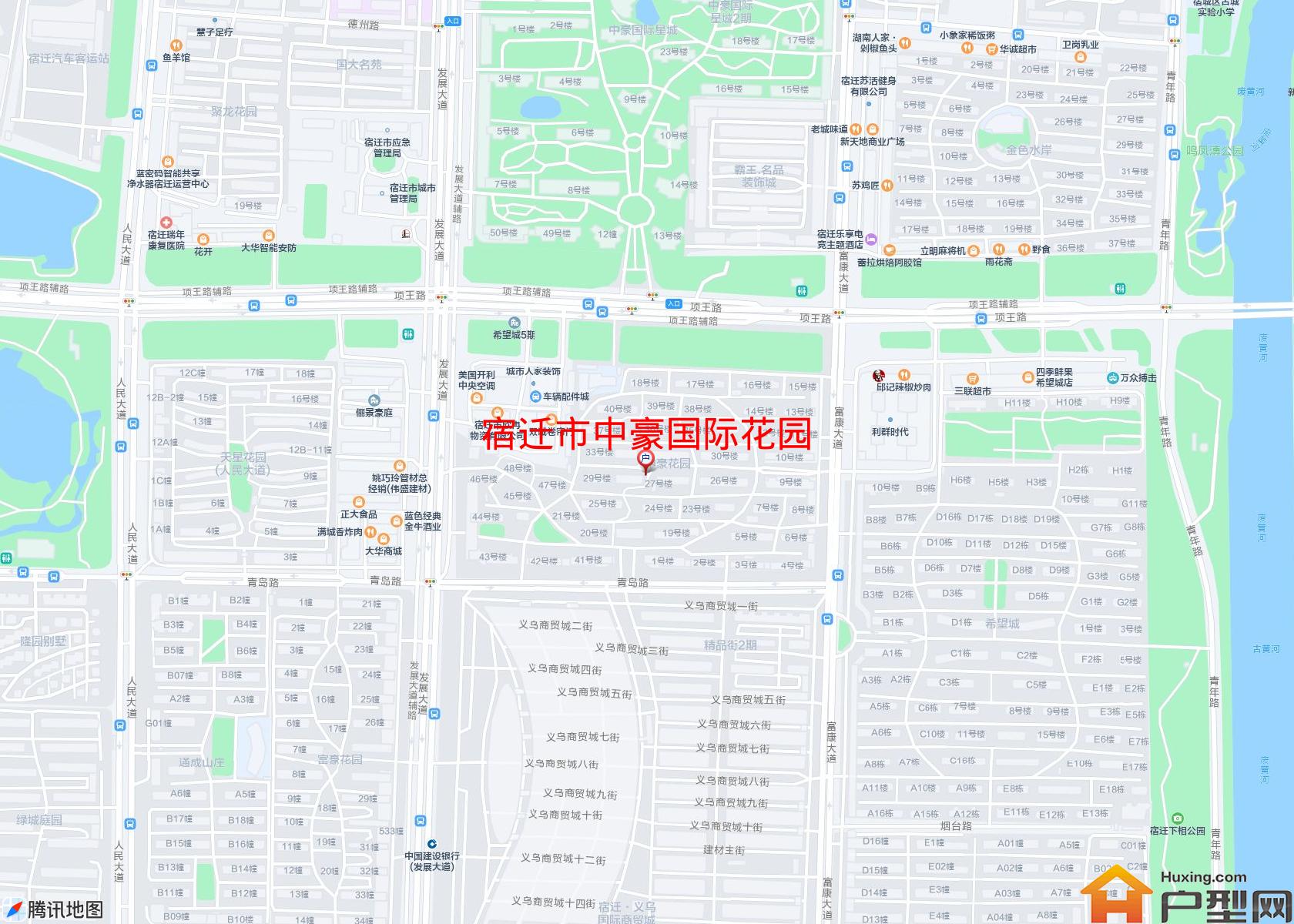 中豪国际花园小区 - 户型网