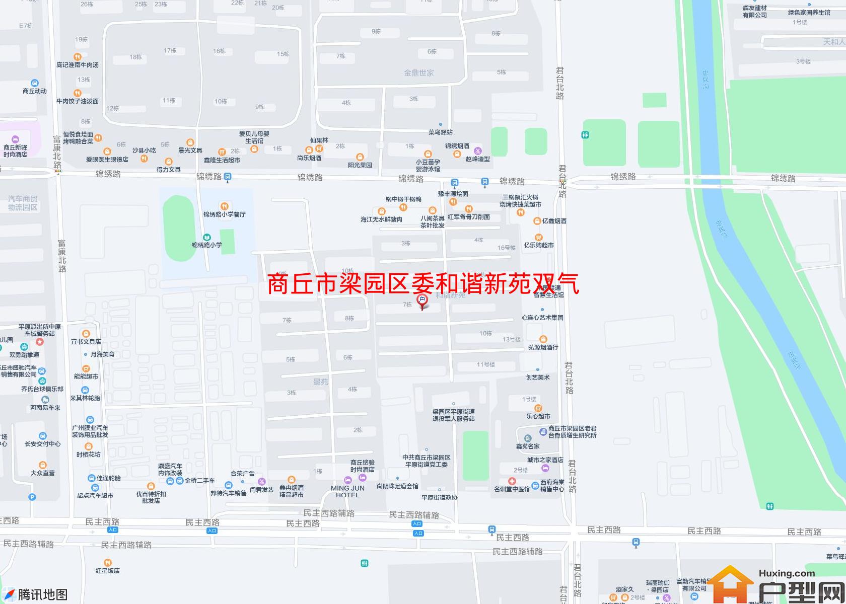 梁园区委和谐新苑双气小区 - 户型网