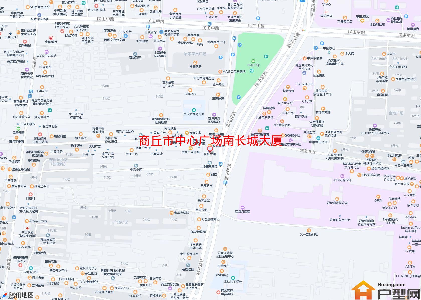 中心广场南长城大厦小区 - 户型网
