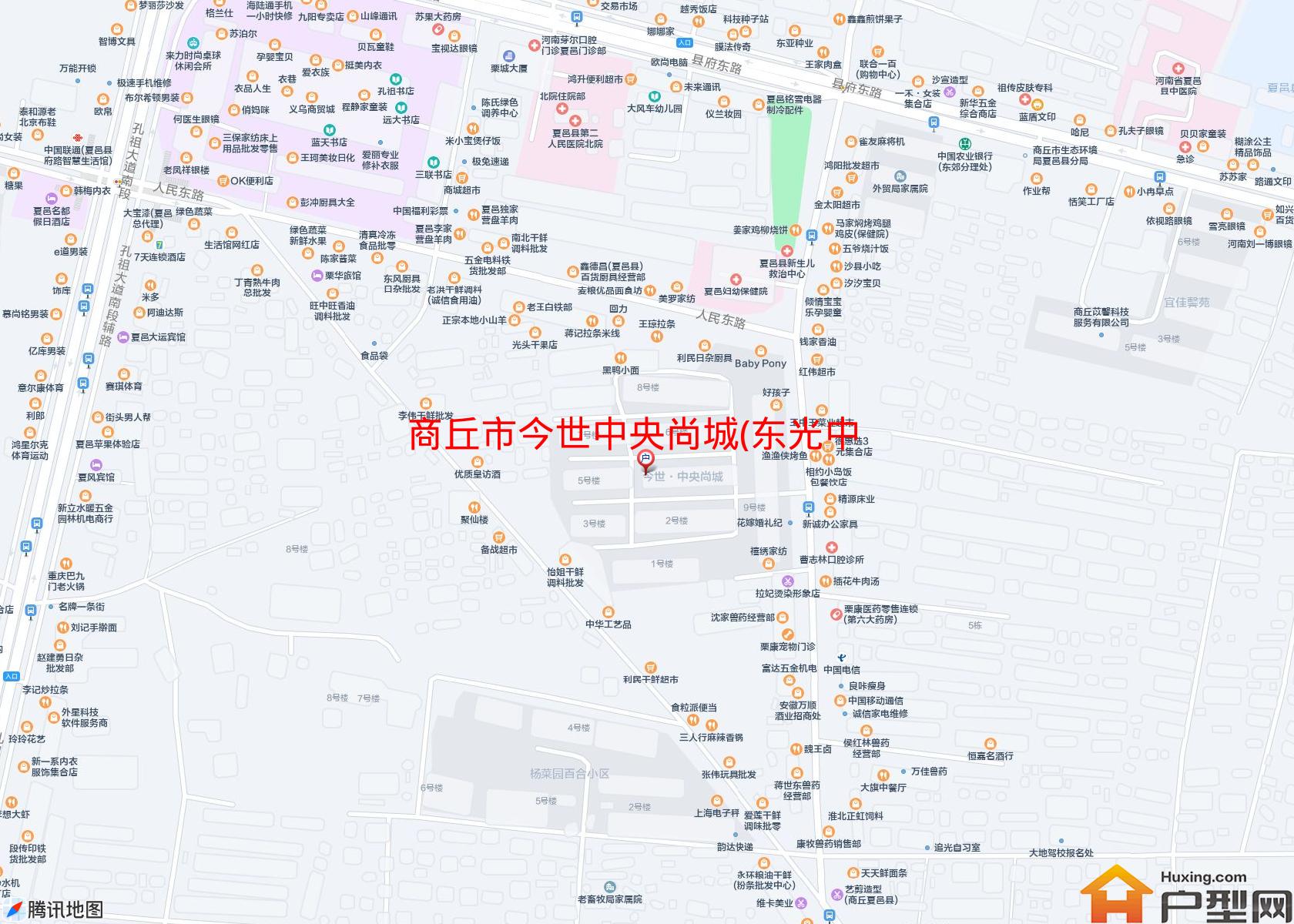 今世中央尚城(东光中路)小区 - 户型网