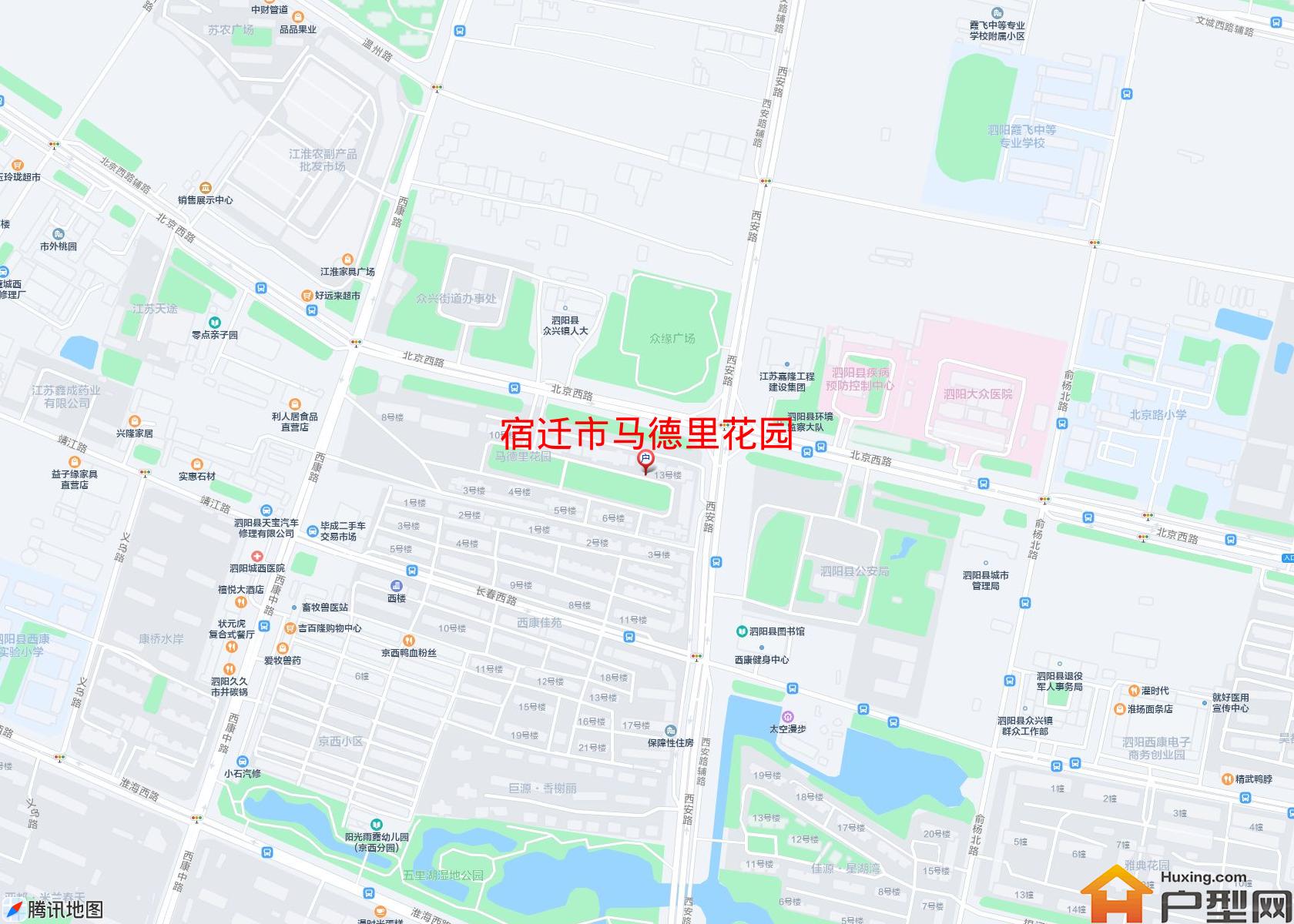 马德里花园小区 - 户型网