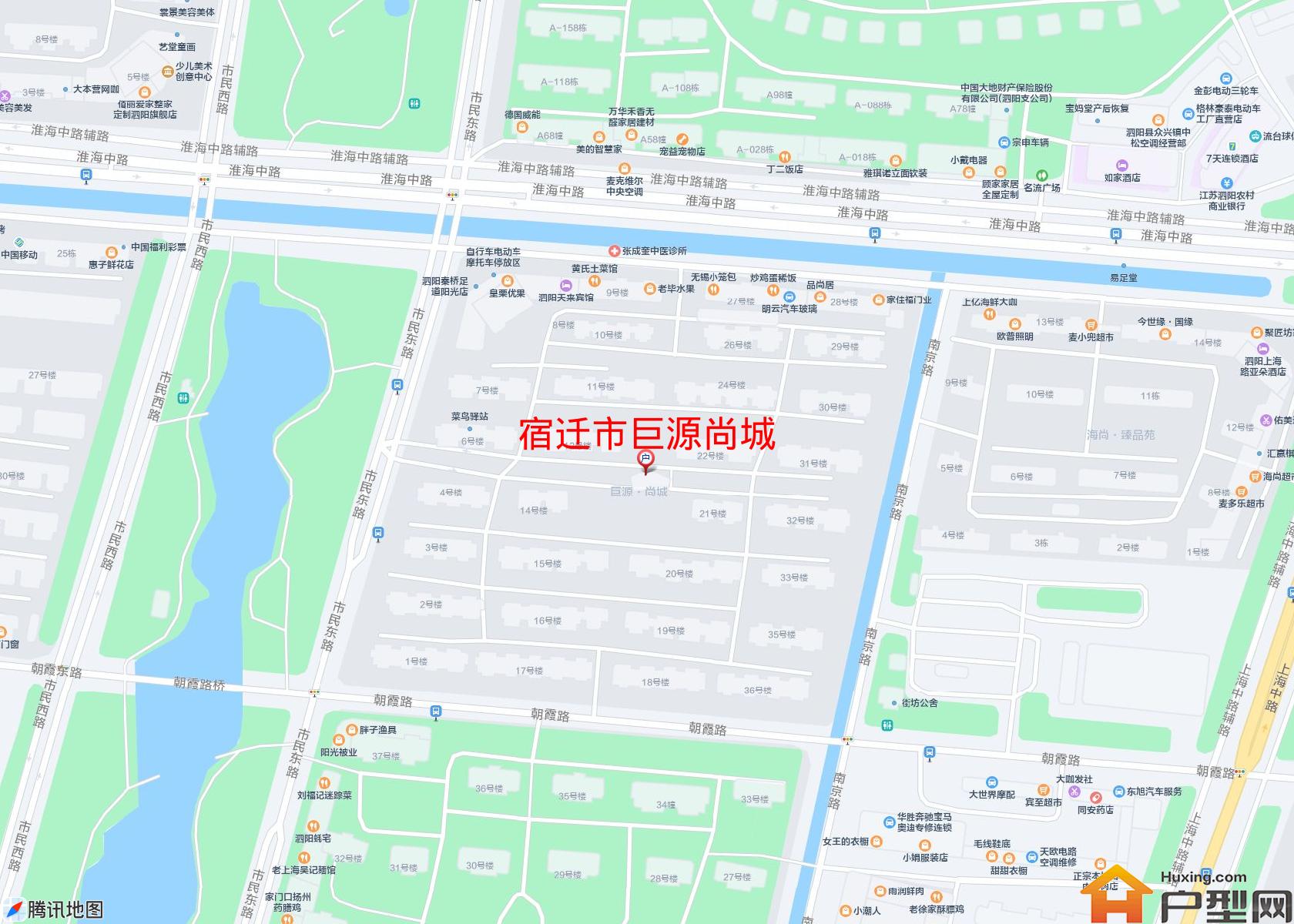 巨源尚城小区 - 户型网