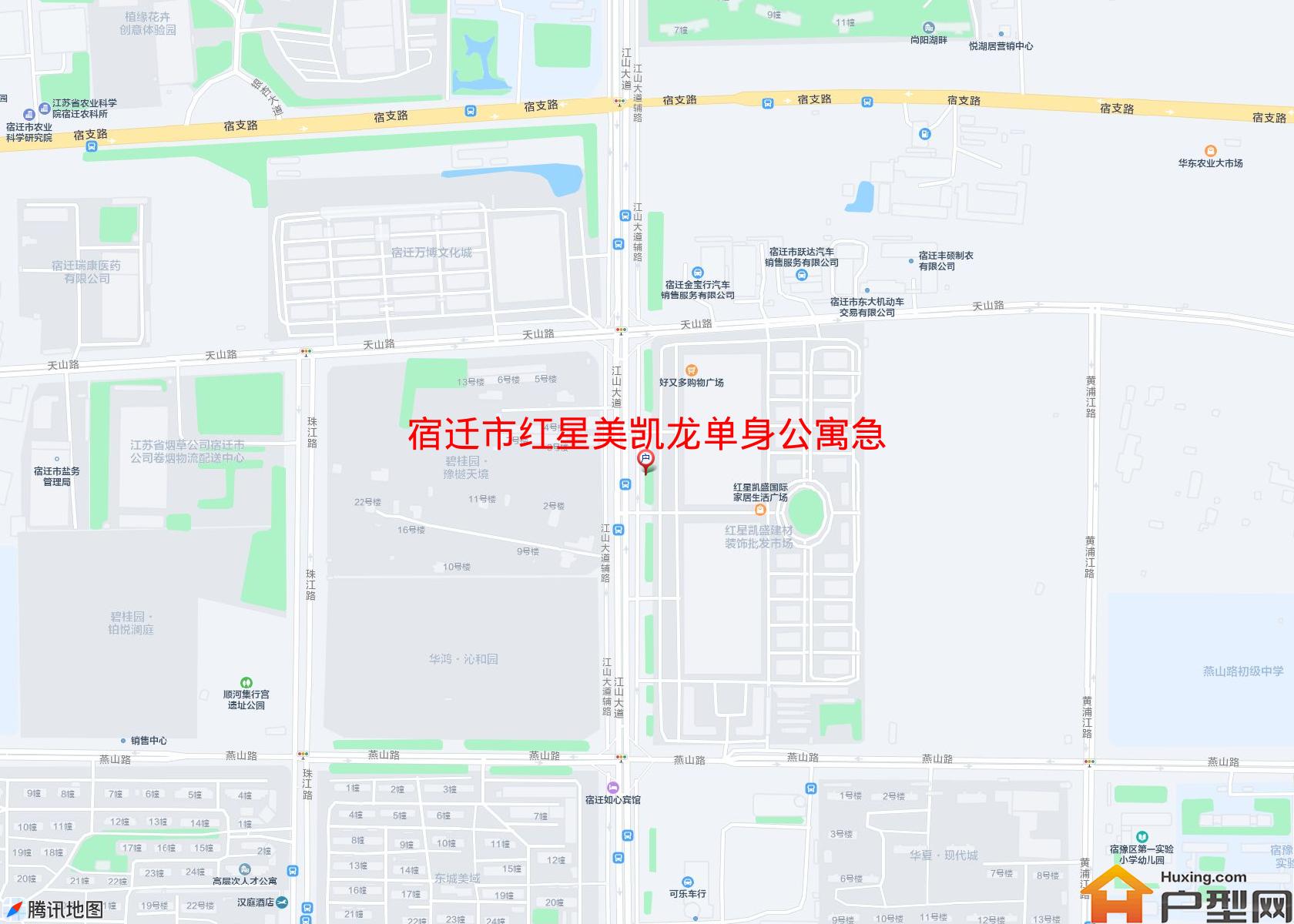 红星美凯龙单身公寓急小区 - 户型网