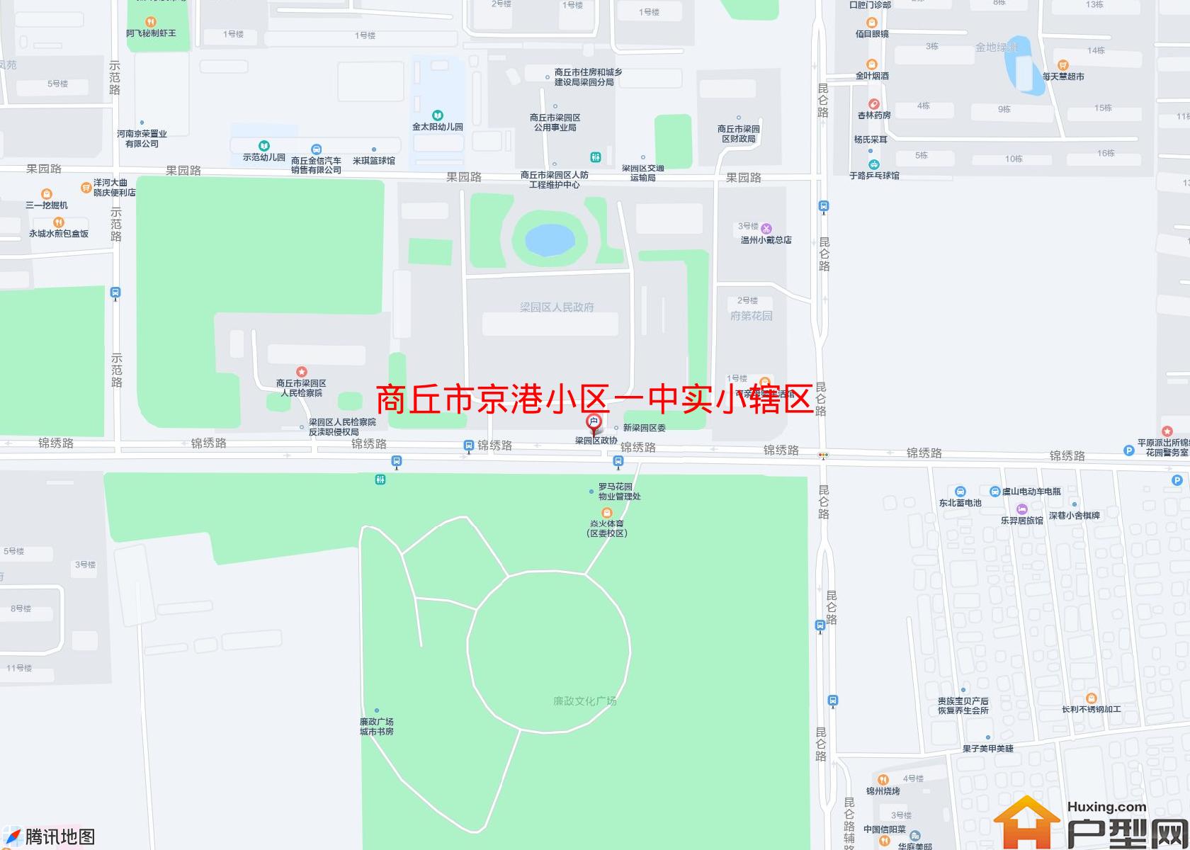 京港小区一中实小辖区小区 - 户型网