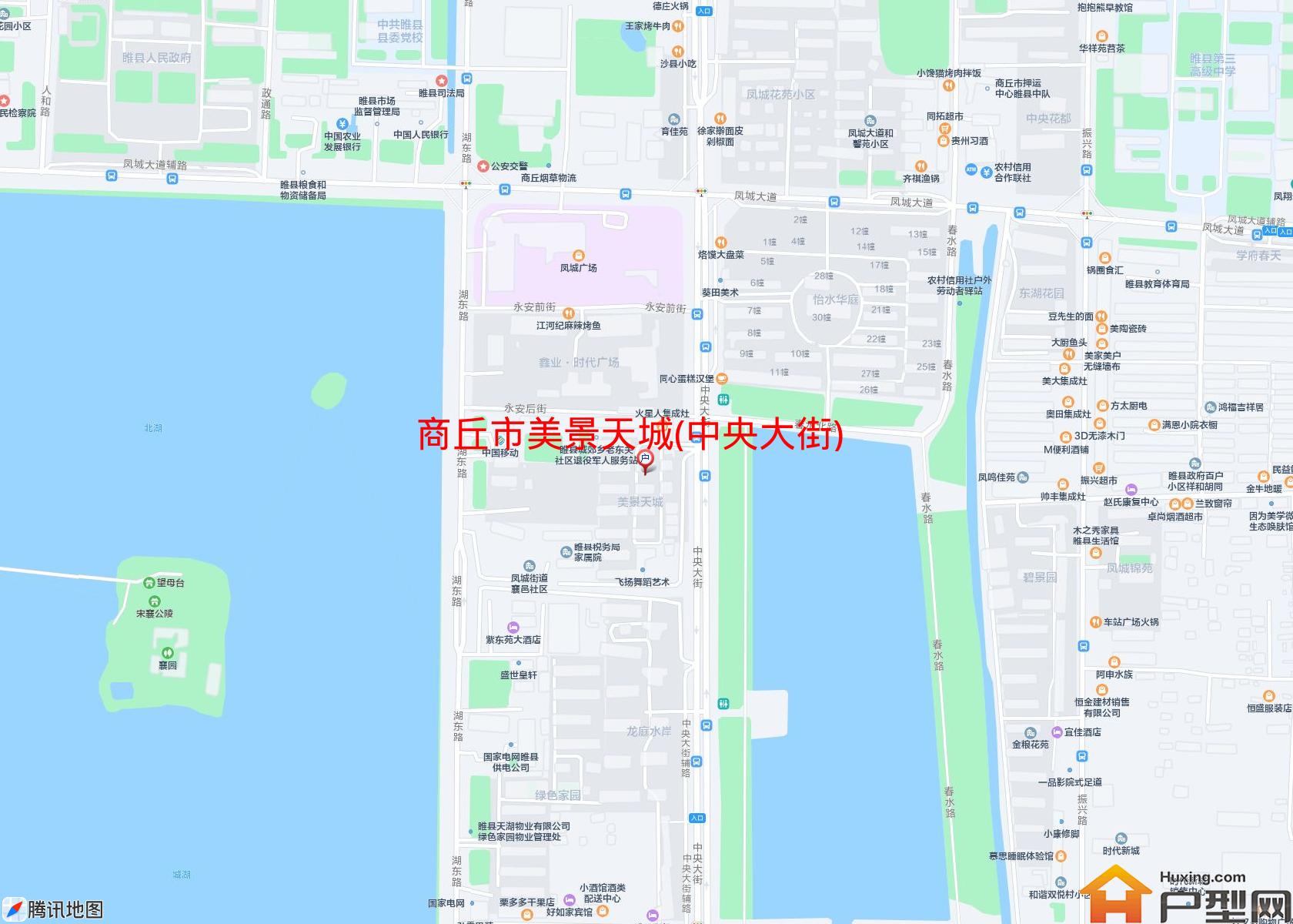 美景天城(中央大街)小区 - 户型网