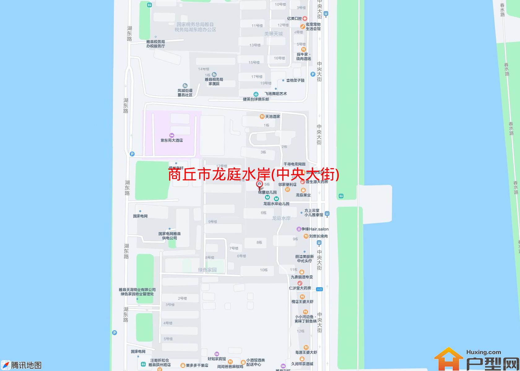 龙庭水岸(中央大街)小区 - 户型网