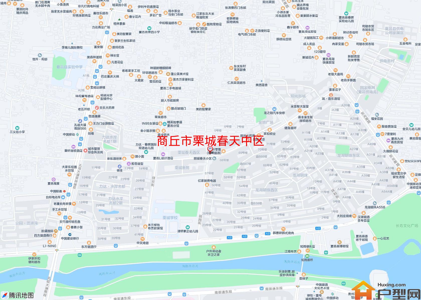 栗城春天中区小区 - 户型网