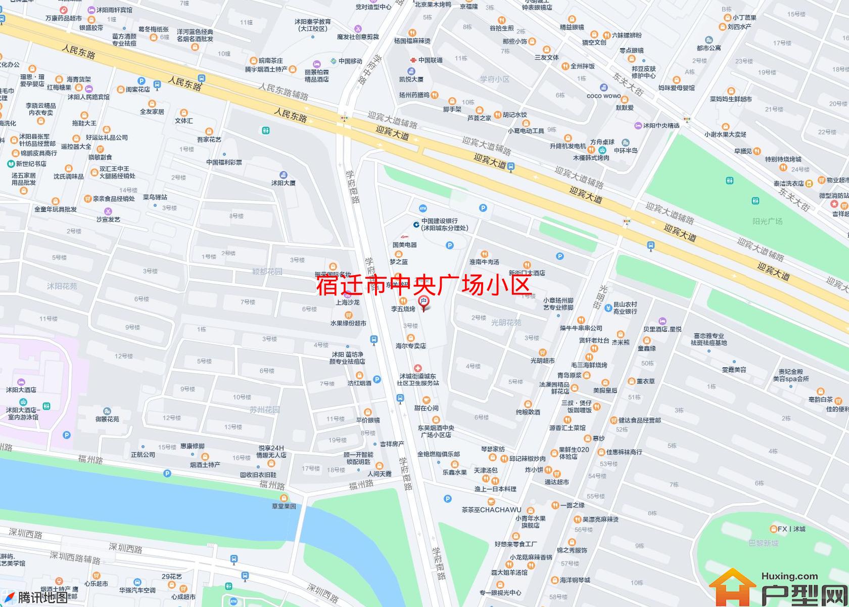 中央广场小区小区 - 户型网