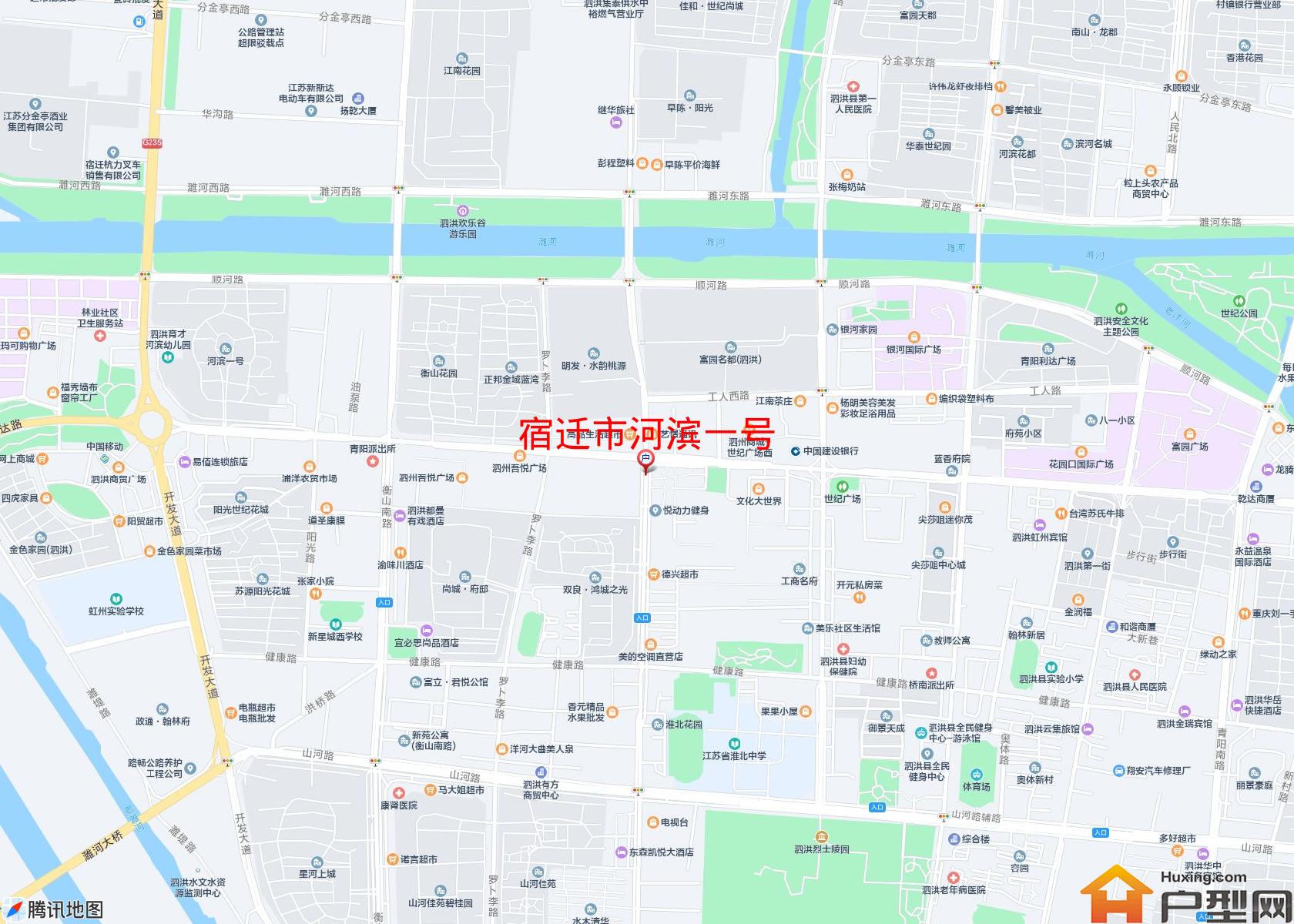 河滨一号小区 - 户型网