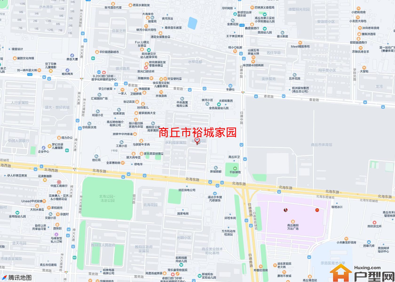 裕城家园小区 - 户型网