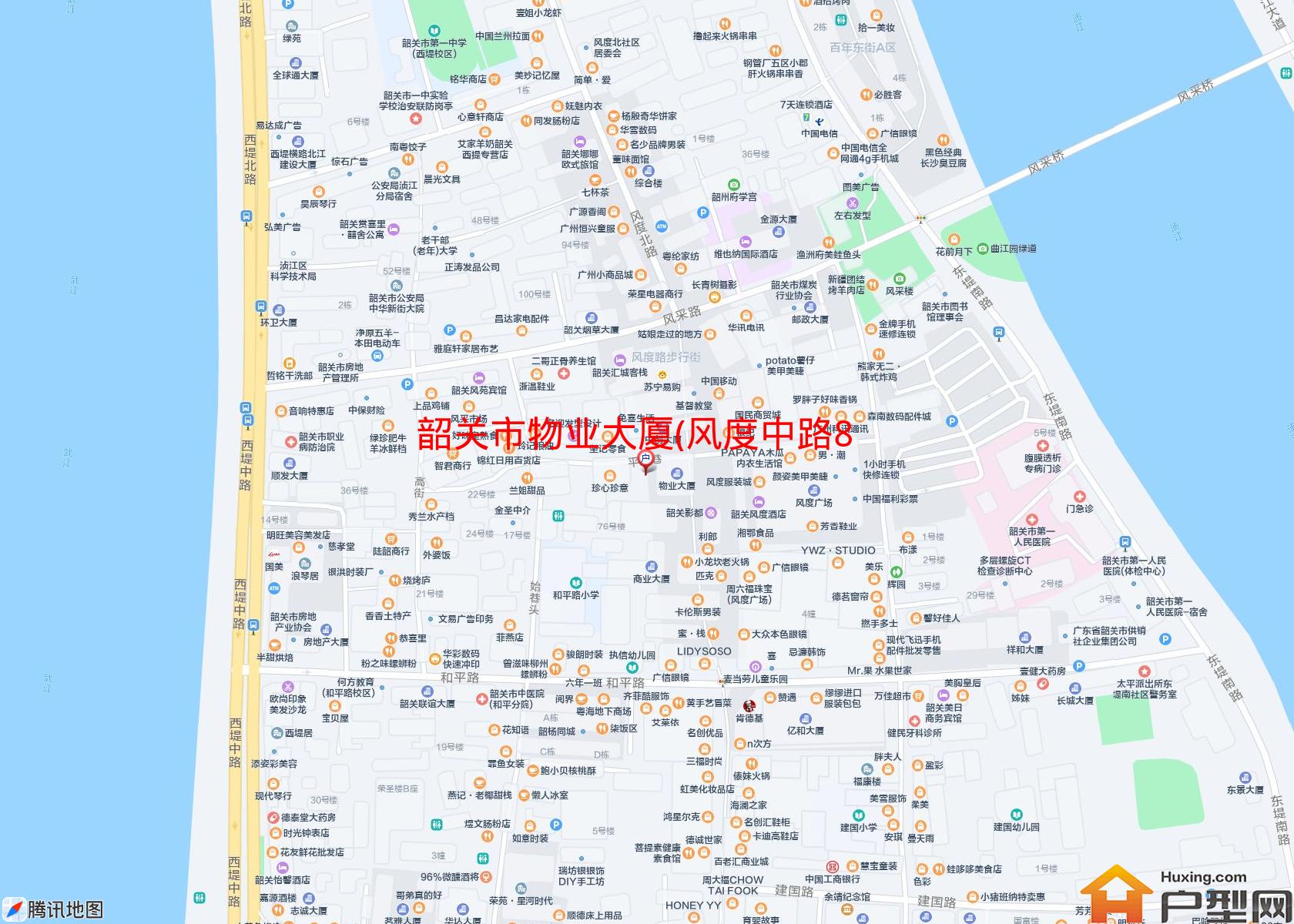 物业大厦(风度中路80号)小区 - 户型网