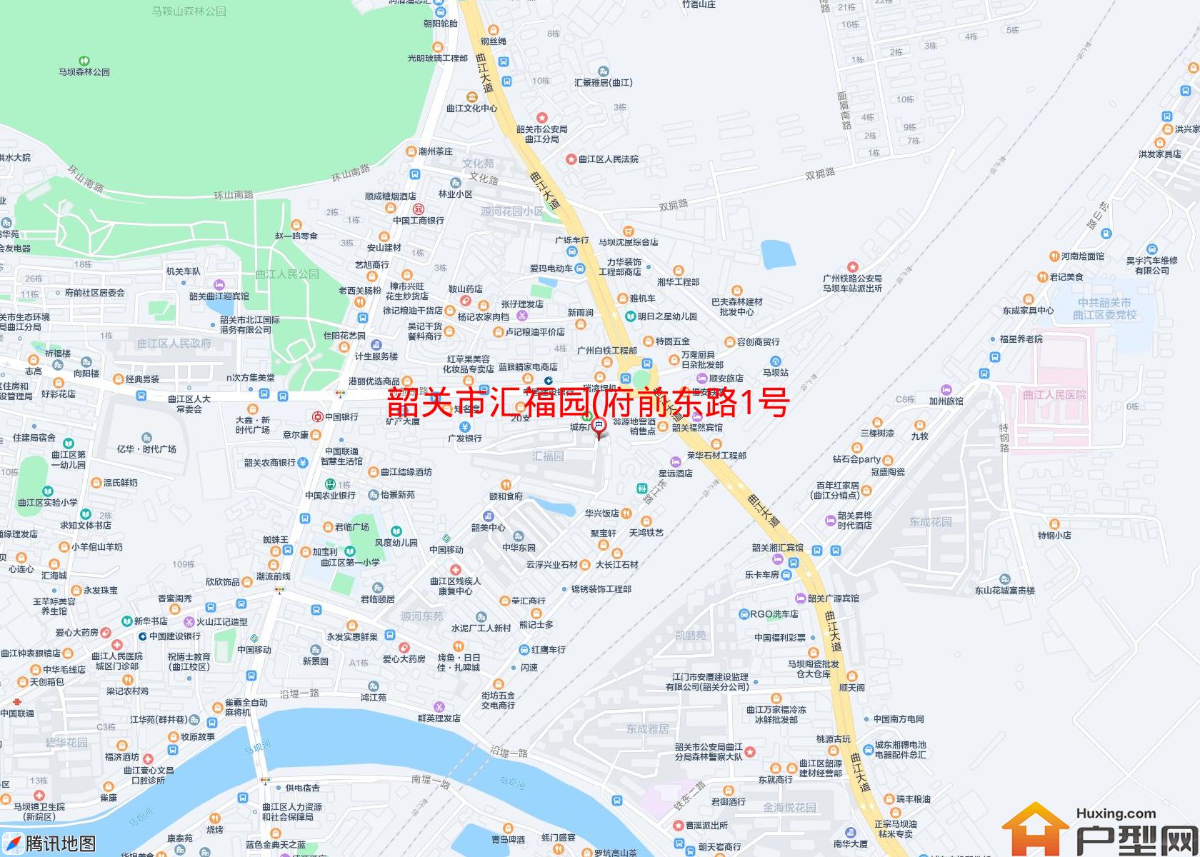汇福园(府前东路1号)小区 - 户型网