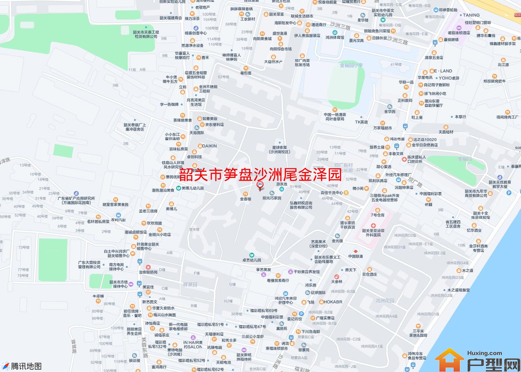 笋盘沙洲尾金泽园小区 - 户型网