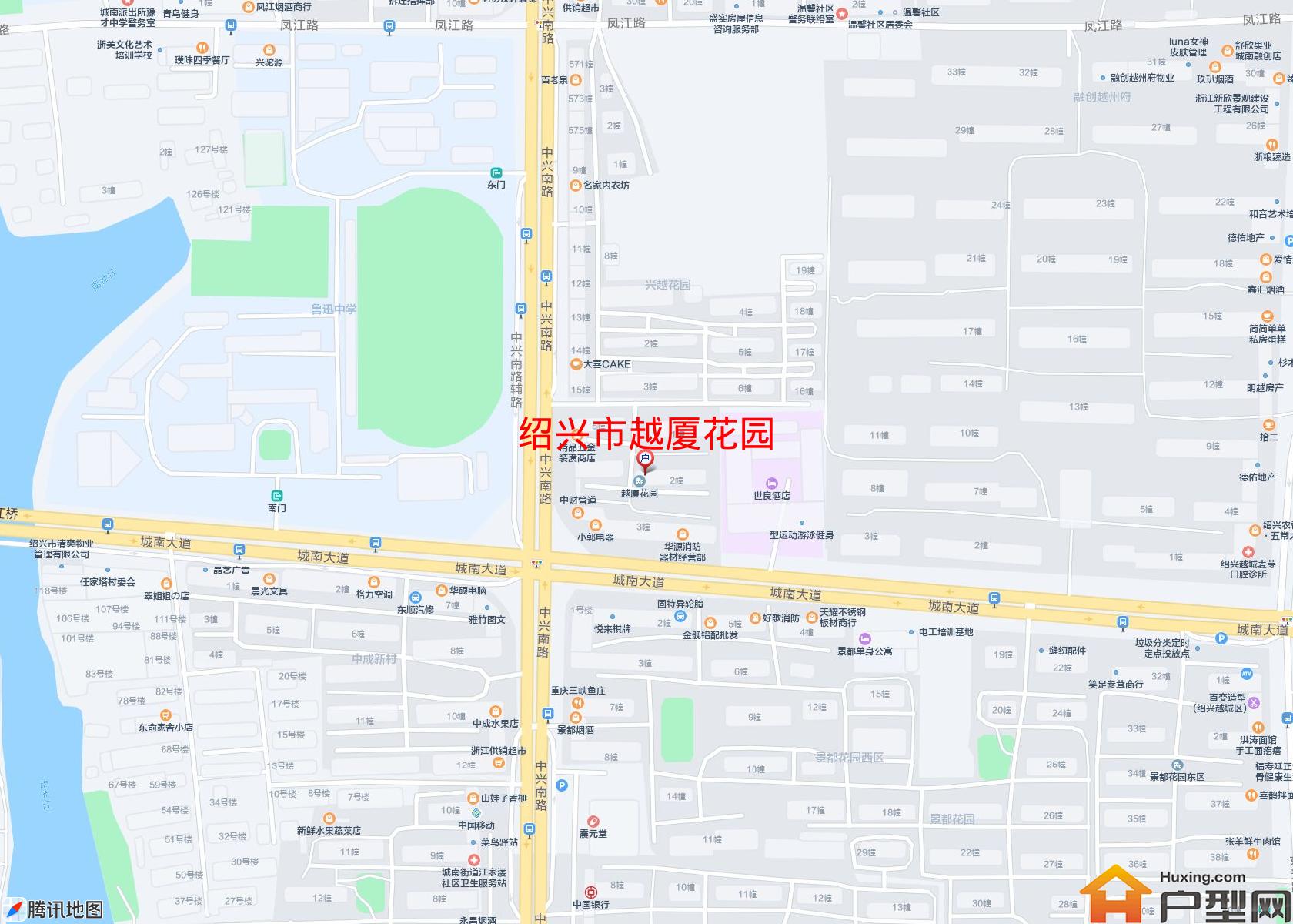 越厦花园小区 - 户型网