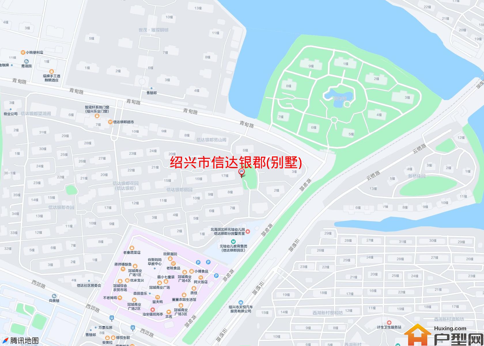 信达银郡(别墅)小区 - 户型网