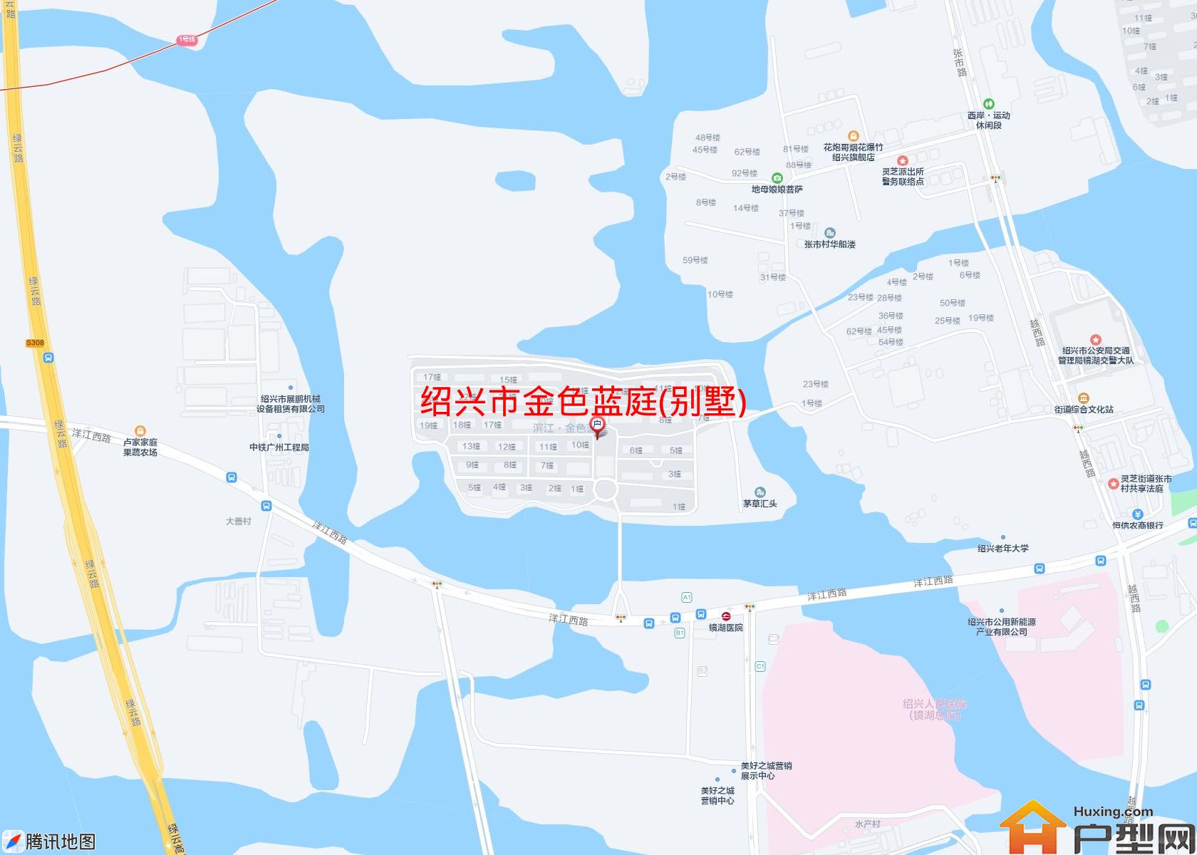 金色蓝庭(别墅)小区 - 户型网