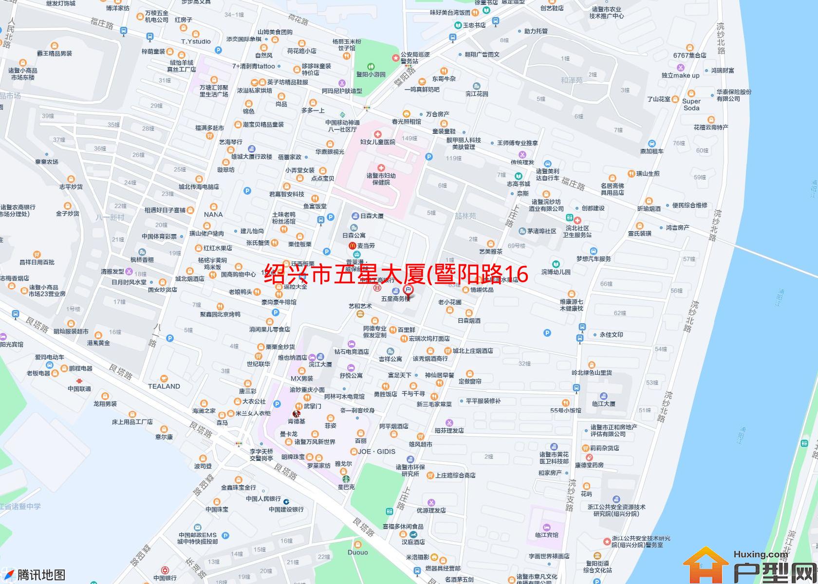五星大厦(暨阳路166号)小区 - 户型网