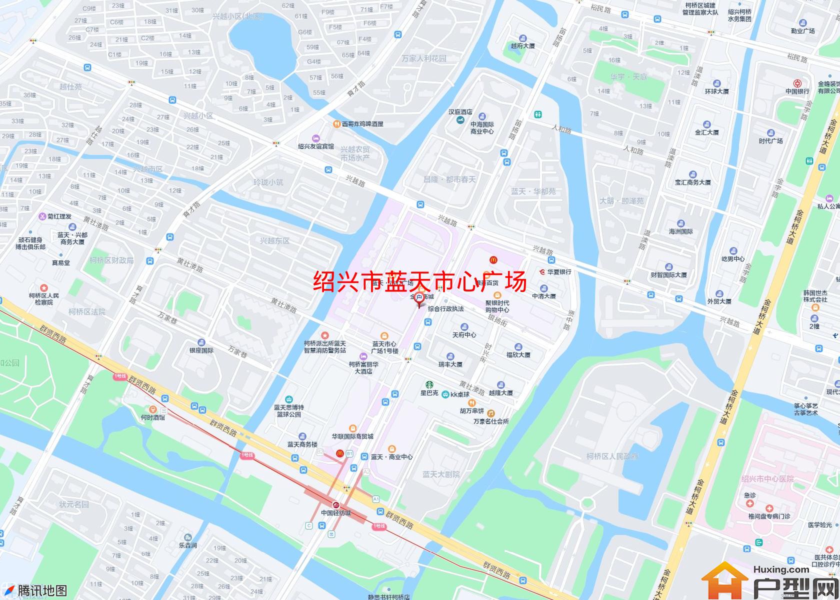 蓝天市心广场小区 - 户型网