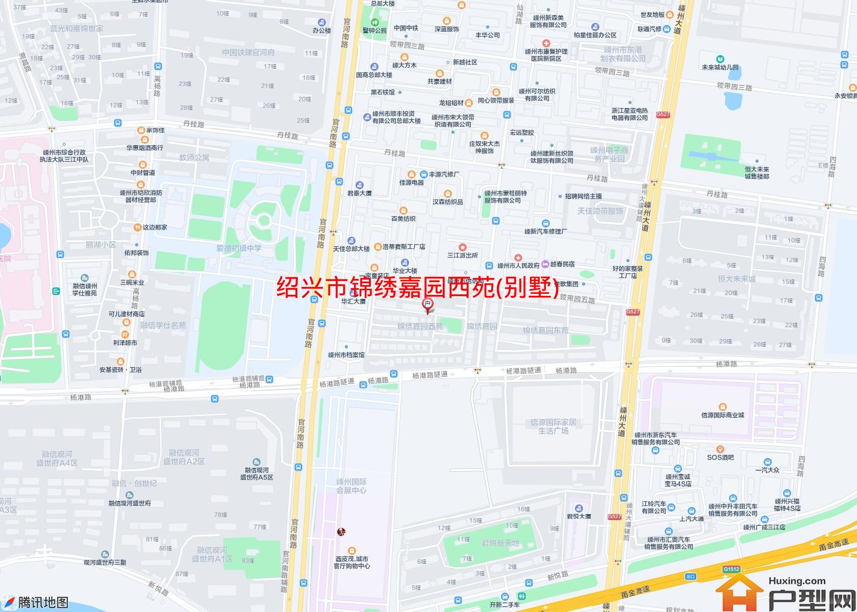 锦绣嘉园西苑(别墅)小区 - 户型网