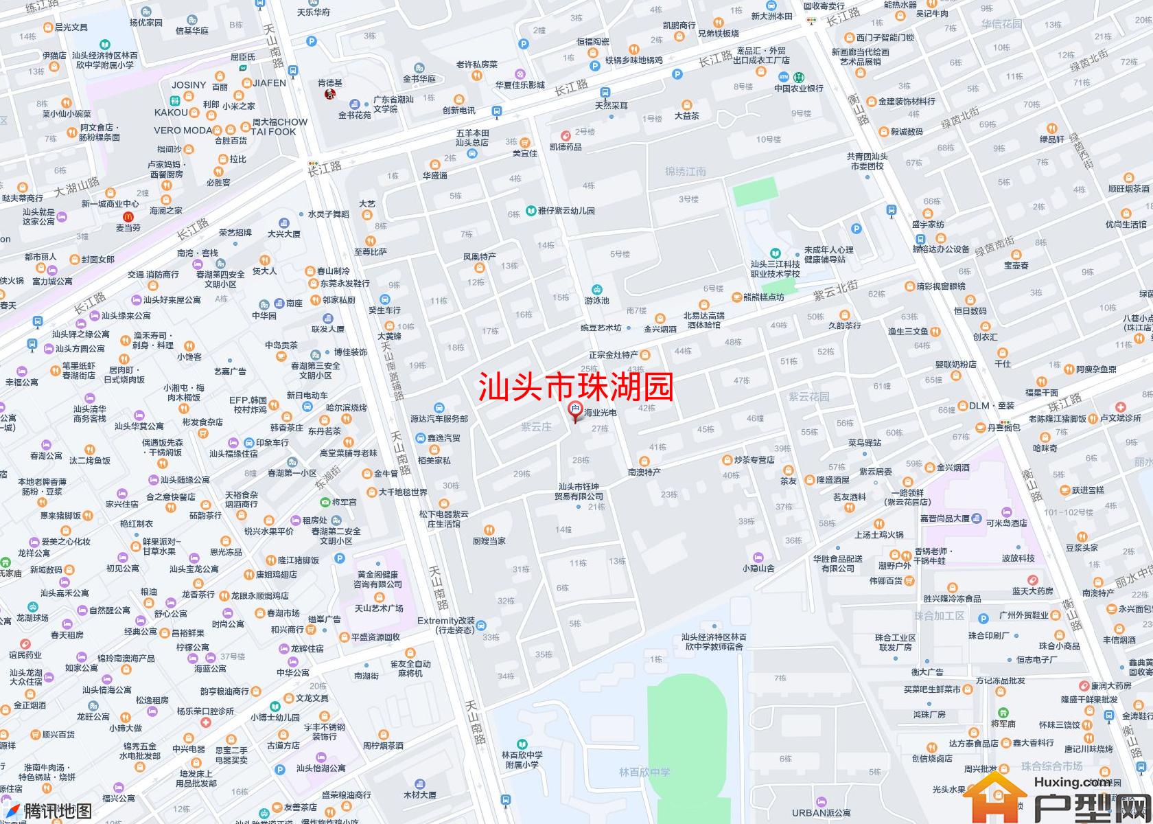 珠湖园小区 - 户型网