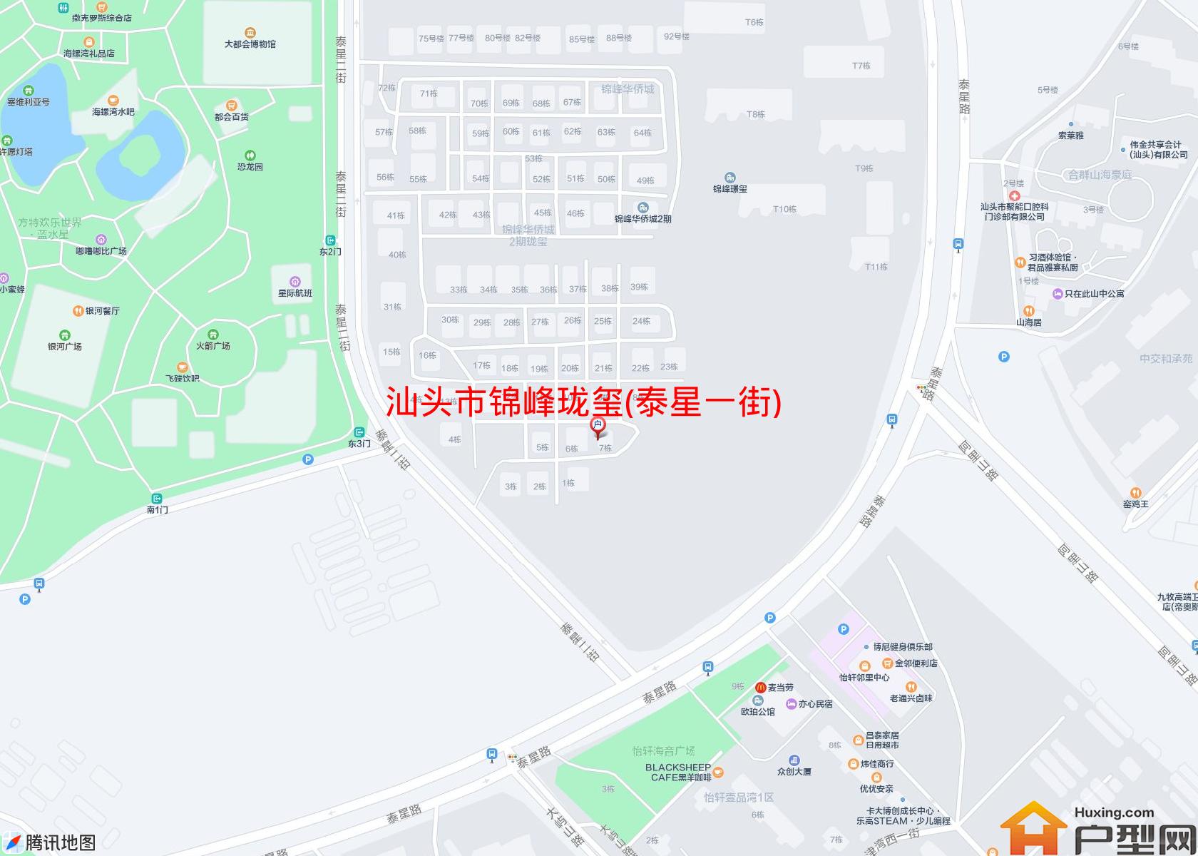 锦峰珑玺(泰星一街)小区 - 户型网