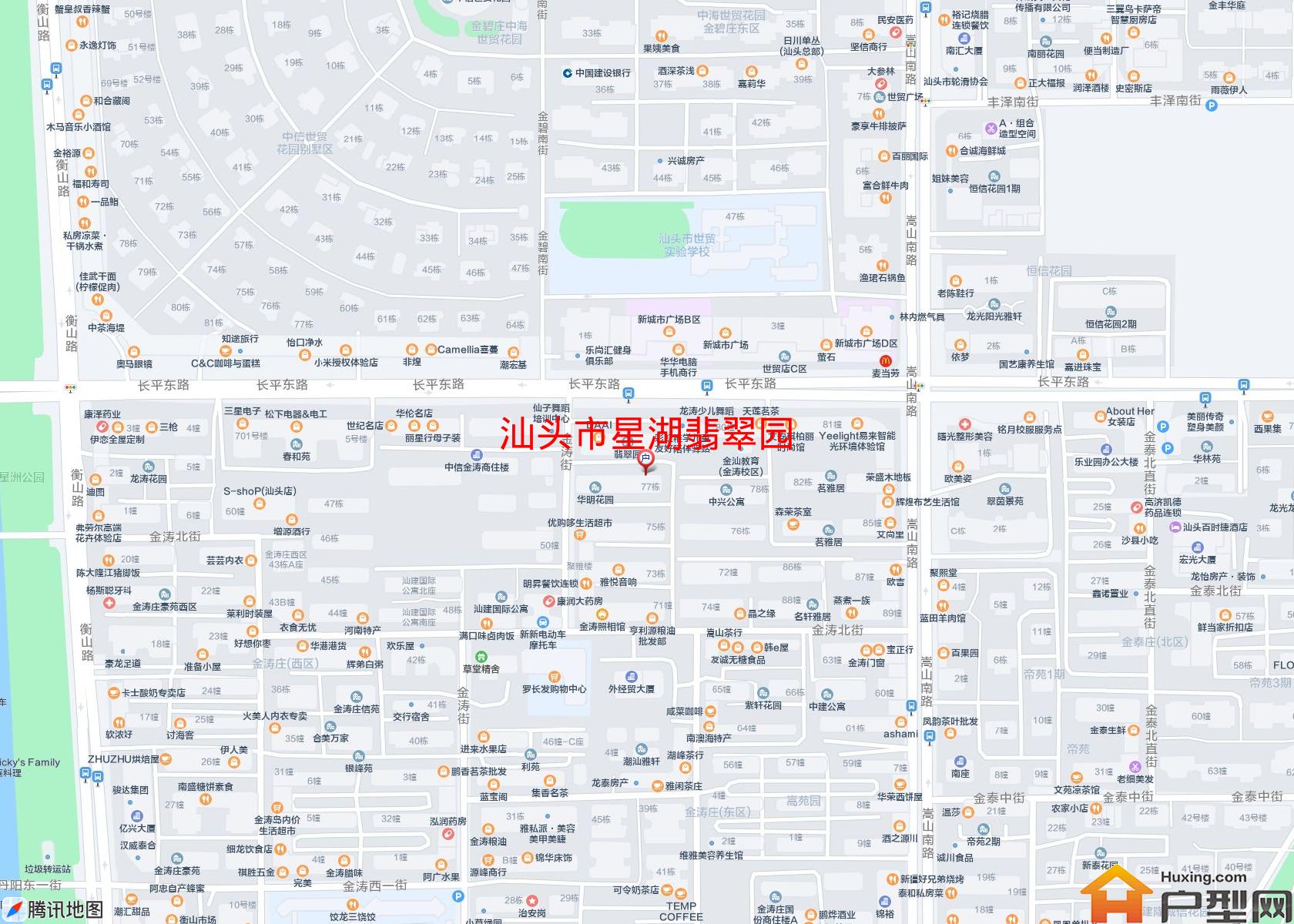 星湖翡翠园小区 - 户型网