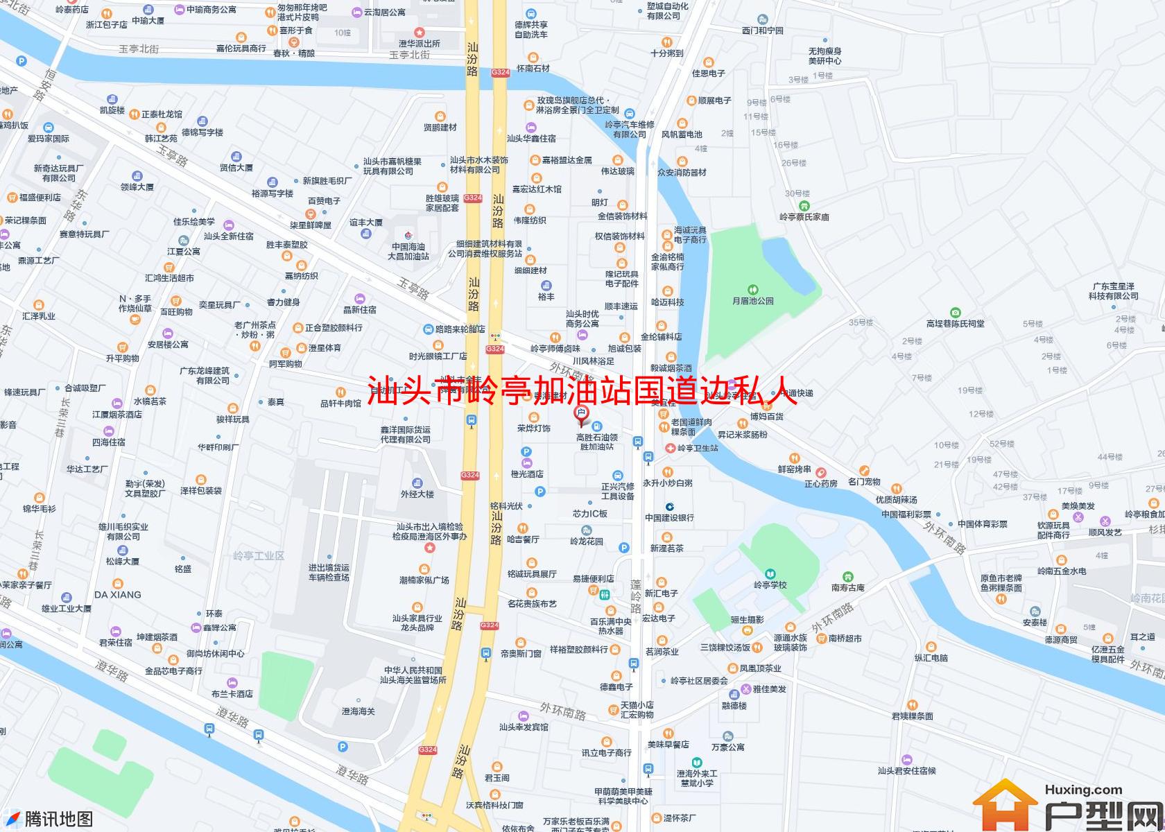 岭亭加油站国道边私人小区 - 户型网