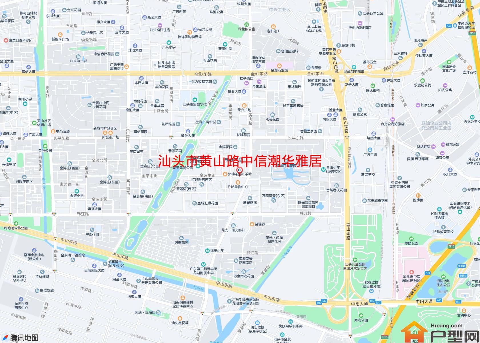 黄山路中信潮华雅居小区 - 户型网