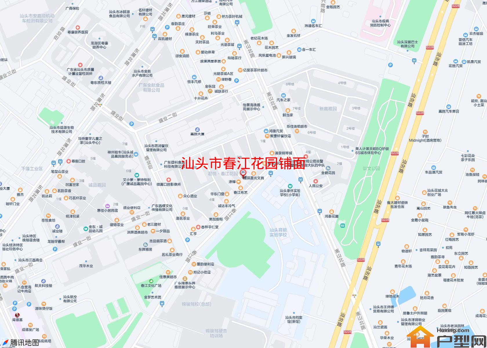 春江花园铺面小区 - 户型网