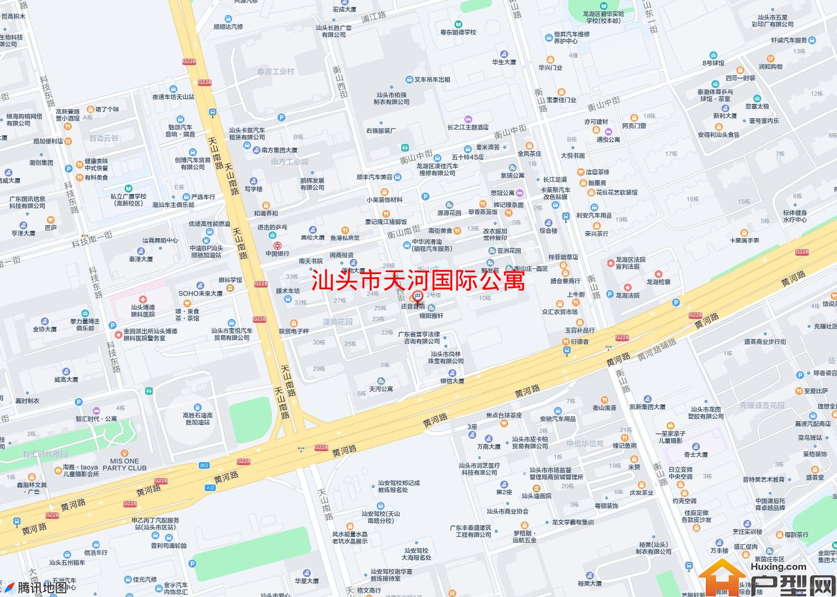 天河国际公寓小区 - 户型网