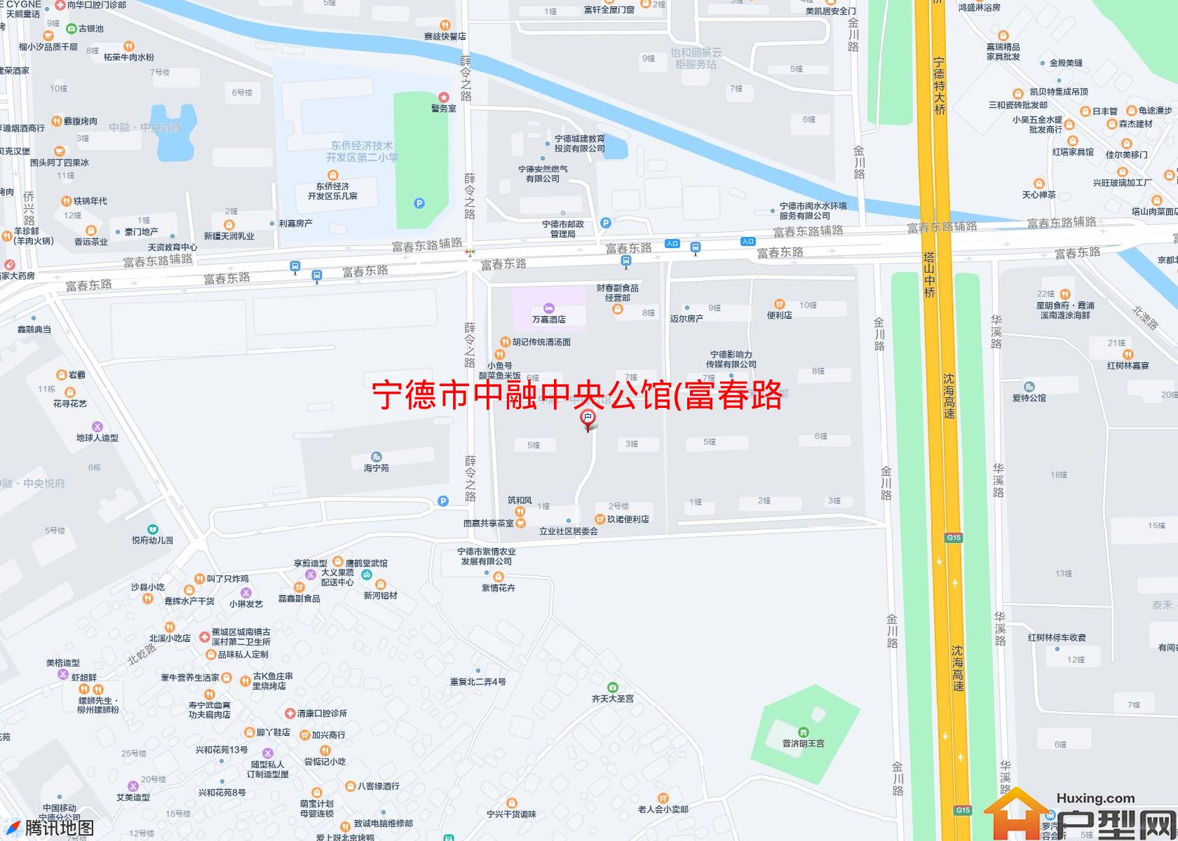 中融中央公馆(富春路)小区 - 户型网